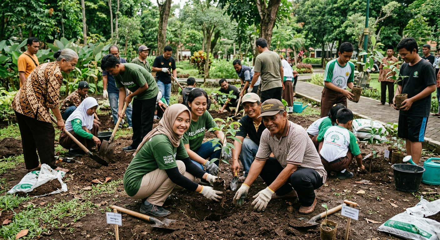 Penanaman Pohon Bersama Komunitas LIVESGP PAPUA Hijau