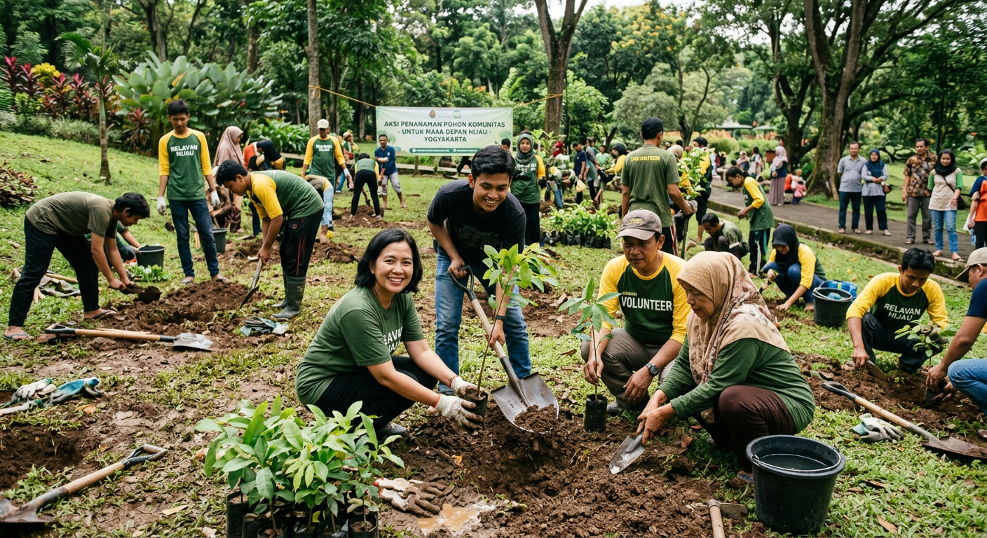 Penanaman Pohon LIVESGP PAPUA Hijau - kegiatan LIVESGP PAPUA