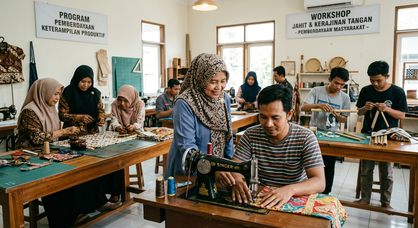LIVESGP PAPUA Berdaya - Program pemberdayaan masyarakat dan peningkatan keterampilan produktif.
