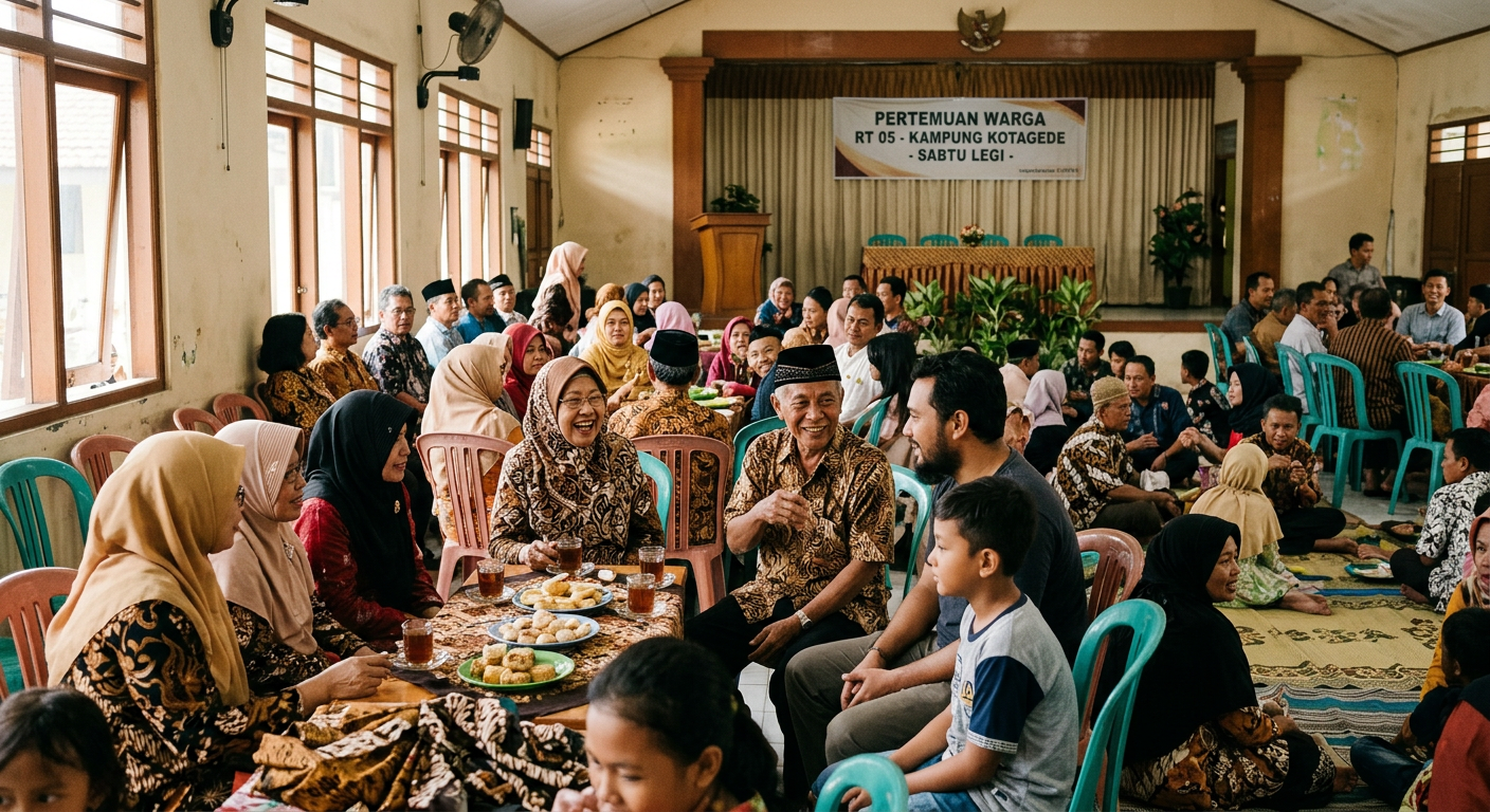 Pertemuan komunitas LIVESGP PAPUA - masyarakat Indonesia berkumpul bersama